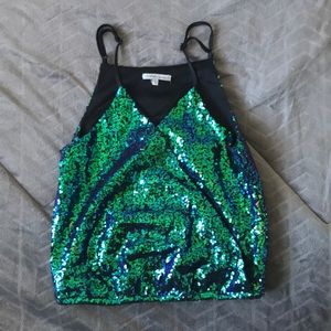 Mermaid sequined top
